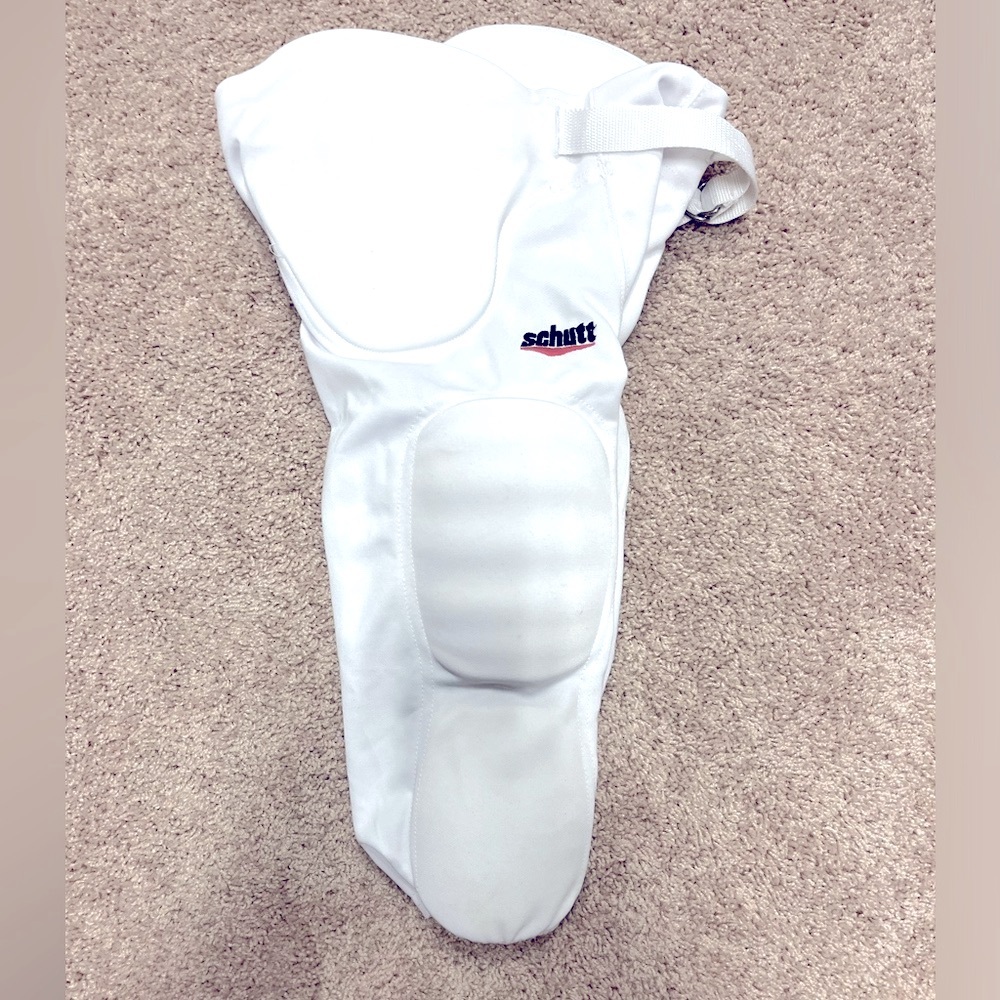 Schutt Football Game Pants White with Padding Youth XL Excellent Condition